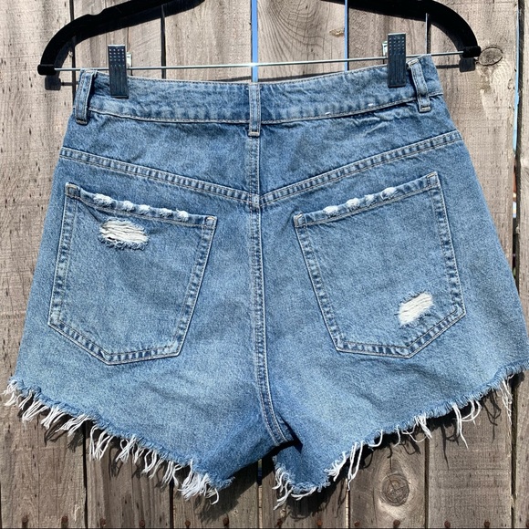 Garage Denim Festival Shorts SZ 27 Medium Wash - Picture 2 of 3